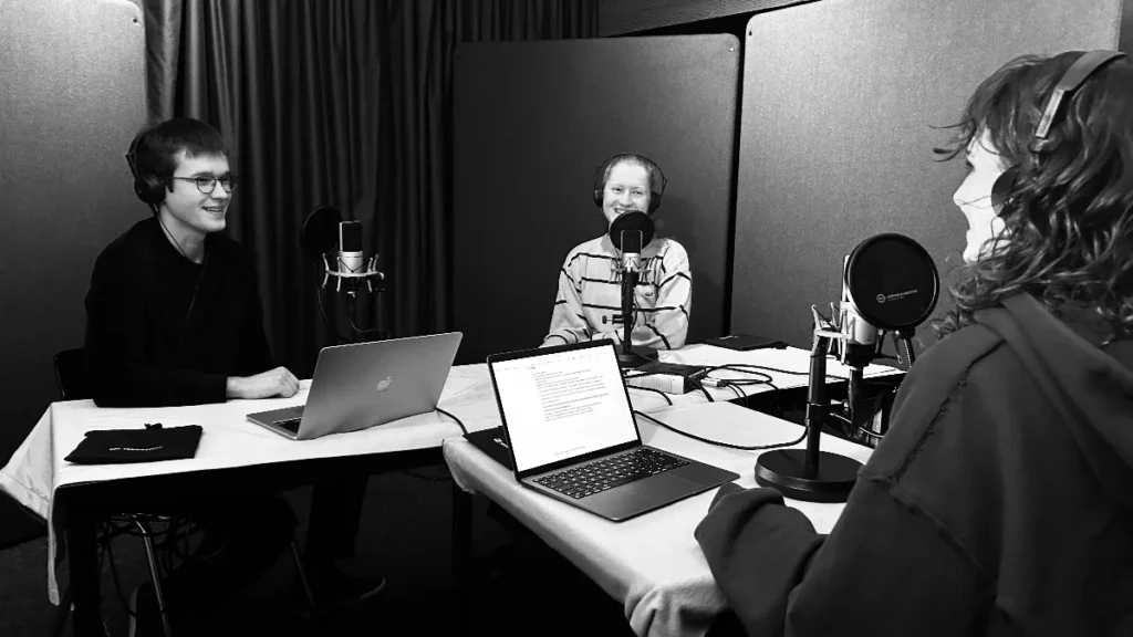 Podcast Gespräch Studio
